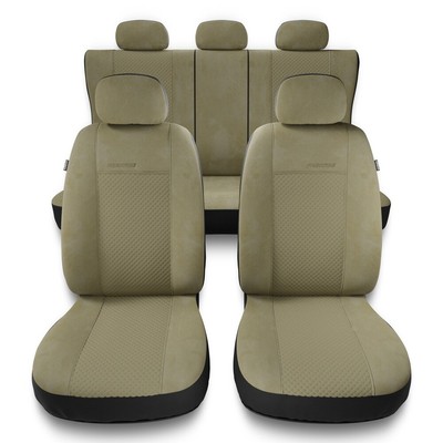 Universale Set coprisedili auto compatibile con FIAT FREEMONT Mossa SU-G Nero Grigio 