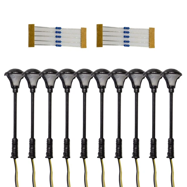 Lot De 10 Ampoules LED T5 Concave Blanc 12V - Pour Tableau De Bord, éclairage Intérieur Voiture, Remplace W5W