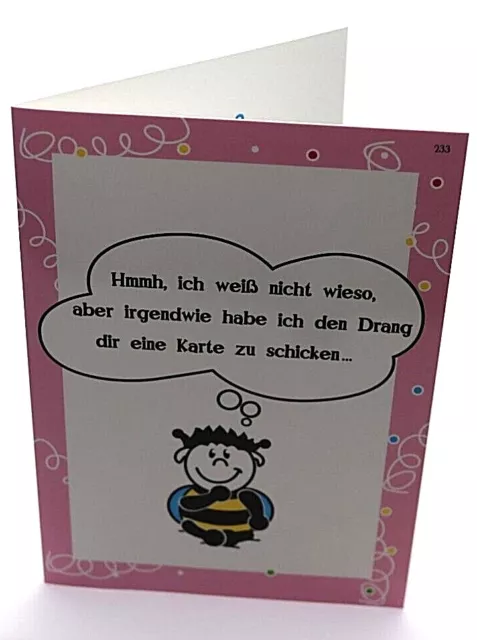 LUSTIGE GEBURTSTAGSKARTE WITZIGE Karte zum Geburtstag Grußkarte