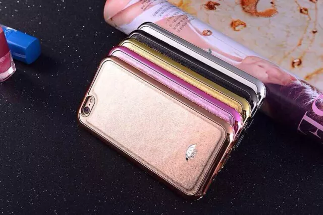 Iphone 6 Aluminium Diamant Luxus Bumper Hülle Schutzhülle Alu Case Folie Tasche 3