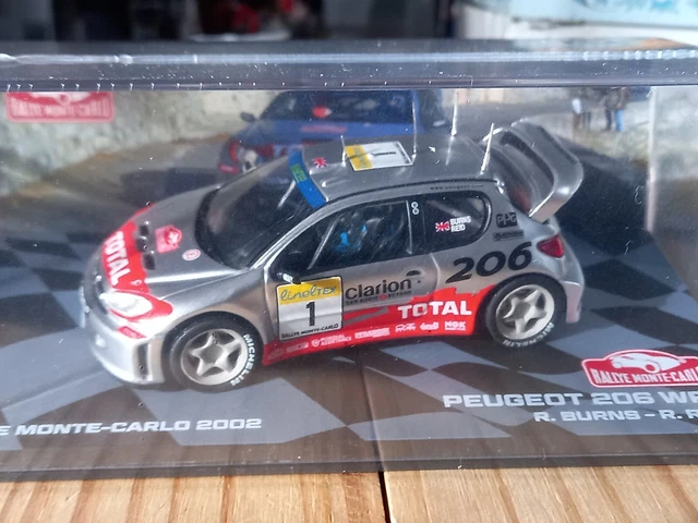 PEUGEOT 206 WRC #1 BURNS / REID RALLY MONTE CARLO 2002 - ATLAS - CE