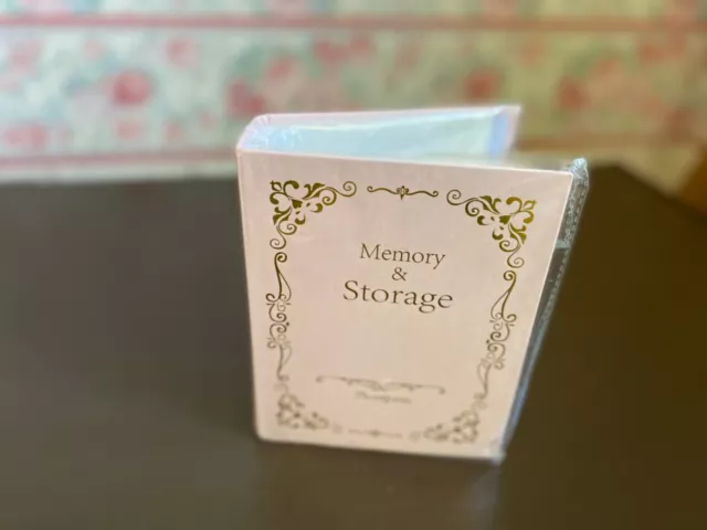 Solid letter embossed photo album.   High capacity storage.