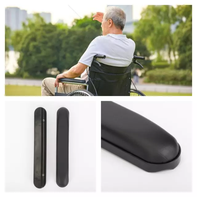 2 Pezzi sostituzione universale dei braccioli per sedia a rotelle 338mm