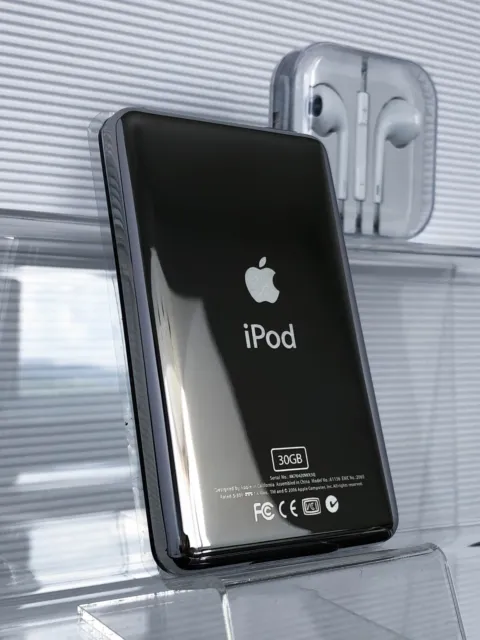 NEW! Apple iPod Video 5.5th Gen 30GB BLACK/SILVER *WOLFSON DAC* 1 YEAR WARRANTY 2