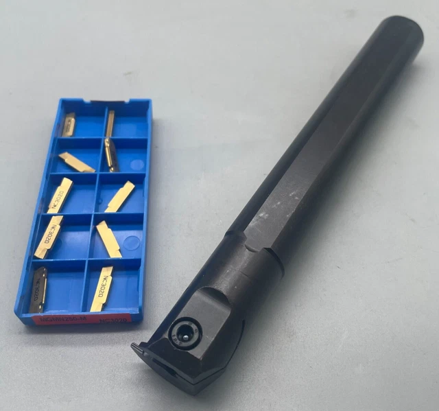 MGIVL3125-2.5 Lathe Grooving Cut-Off Tool Holder + MGMN250-M 3020 inserts