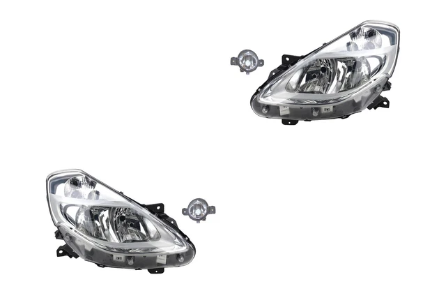 Phares Lot Halogène Convient pour Renault Clio Br Cr 05/2009 - H7 + Brouillard