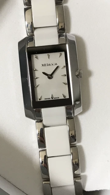 ⌚ MONTRE FEMME Rodania Bracelet Ceramic Sapphire Crystal Réf