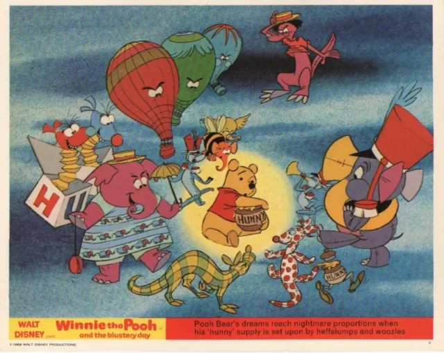 WINNIE THE POOH and the BLUSTERY DAY lobby card print # 2