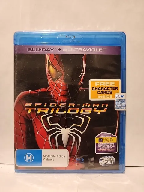 Spider-Man 1 2 3 Trilogy Blu-Ray  Film Movie Region Free Brand New Sealed
