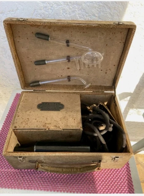 Mallette vintage rigide noire type médecin/pilote - À code - Années 80