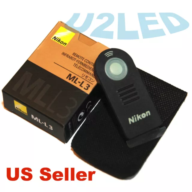 Wireless Remote Control For Nikon ML-L3 D610 D7500 D5300 D3300 D3400 D7200 1 V3