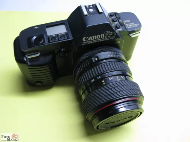 Set: Canon Spiegelreflex-Kamera T70 + Zoom-Objektiv Tokina 28-70 mm Macro lens
