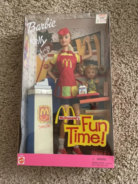McDonald's Fun Time Barbie And Kelly Doll Set 2001