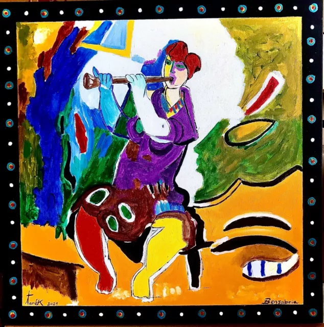 Tarek.." Musicienne " Modigliani,Picasso,Chagall.tarek.renoir,Dali.