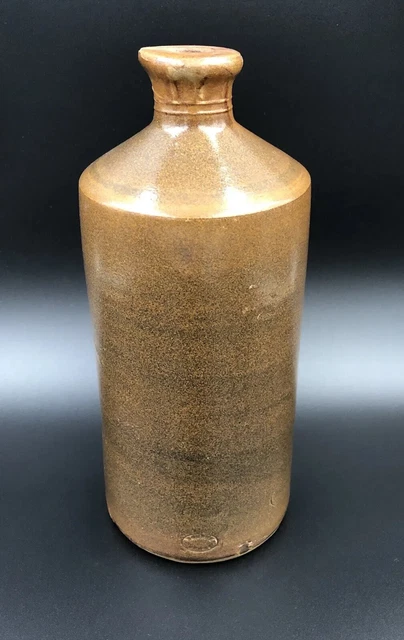 Bourne Denby Jug With Pouring Spout Vintage Stoneware Ink Bottle Collectible