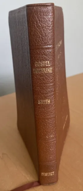 1970 LEATHER Gospel Doctrine Sermons Writings Joseph F Smith Mormon Deseret