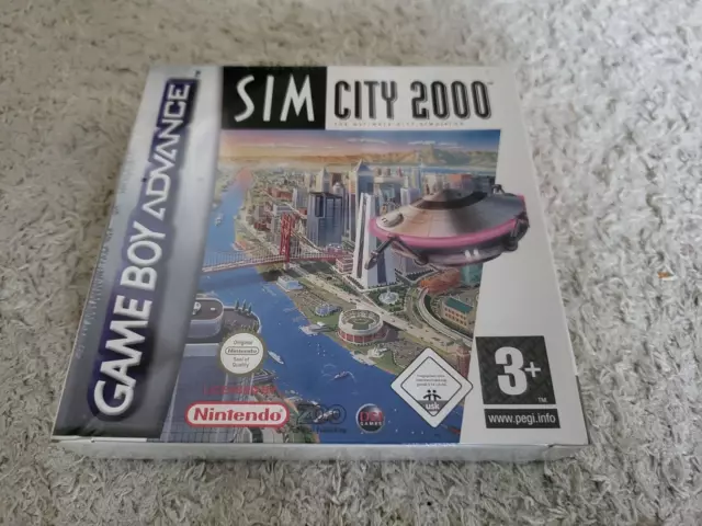 Jeu Sim City 2000 sur GBA (Nintendo Gameboy Advance) NEUF BLISTER