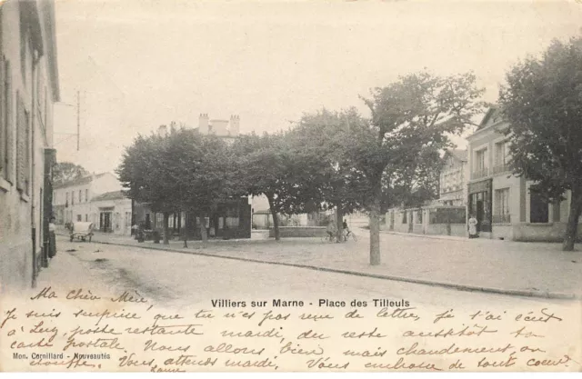 94 Villiers Sur Marne Ai#Dc806 La Place Des Tilleuls