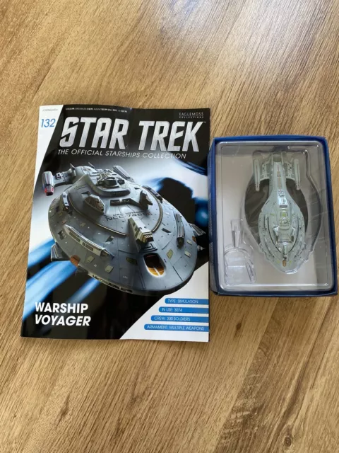 Eaglemoss USS Voyager NCC-74656 Star Trek Warship Die Cast  132