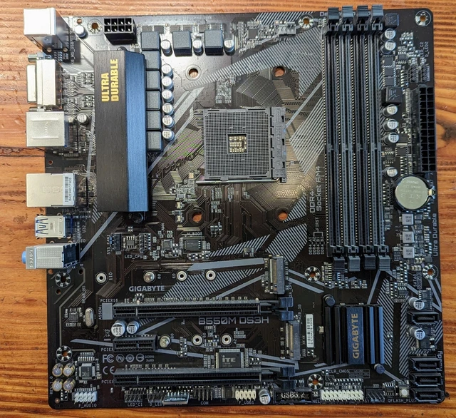 GIGABYTE B550M DS3H AM4 AMD Motherboard w/TPM 2.0 69.00 PicClick