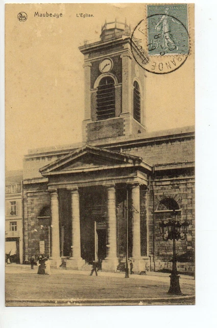 MAUBEUGE Nord CPA 59 l'église