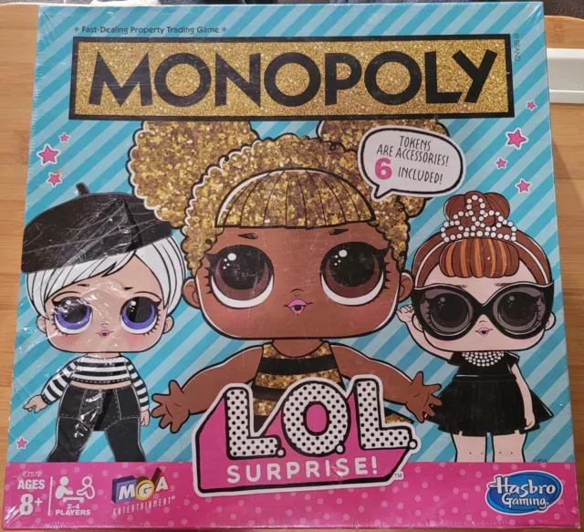MONOPOLY Game: L.O.L. Surprise! Hasbro Board Game NIB
