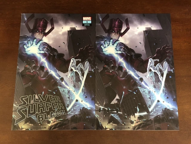 SILVER SURFER BLACK #1 JungGeun Yoon TRADE + VIRGIN VARIANT NM Galactus Knull