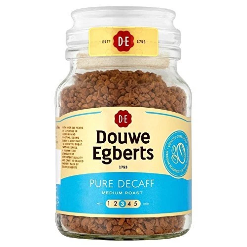 Douwe Egberts Pure Decaffeinated Coffee 3.35 Ounce (Pack of 2) Medium Roast