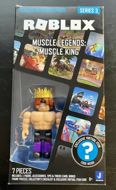 Roblox Series 3 Muscle Legends: Muscle King 3-Inch Deluxe Pack