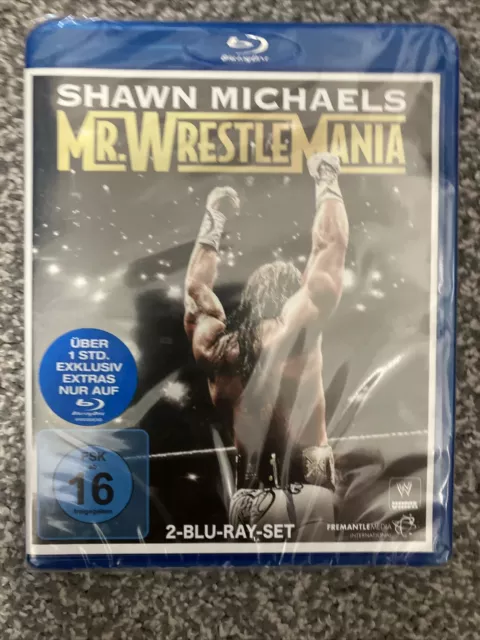 WWE Shawn Michaels Mr Wrestlemania - Blu Ray  Region 2 Brand New Sealed