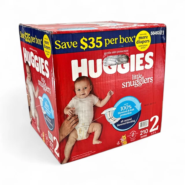 Huggies Huggies Ultra Comfort, Taille 3 (4-9 kg), Lot de 56 couches