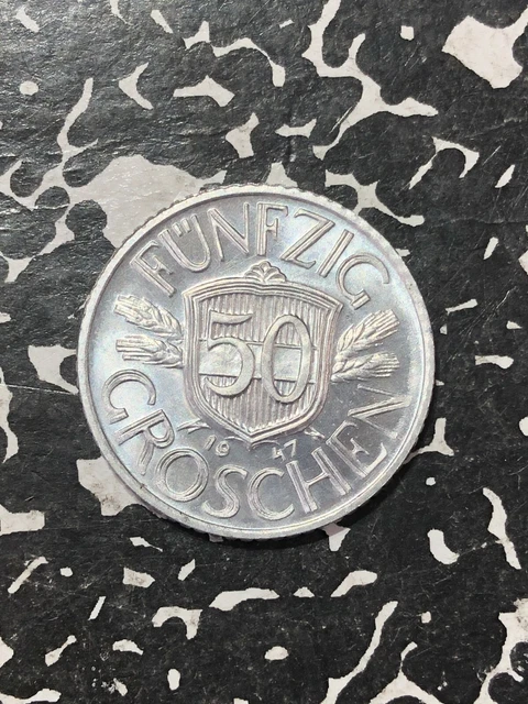 1947 Austria  50 Groschen (Many Available)  (1 Coin Only) Proof!