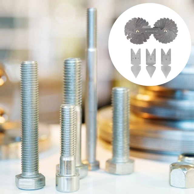 4 Pcs Tool Steel Measuring Tools Thread Pin Gauge Screw Plug