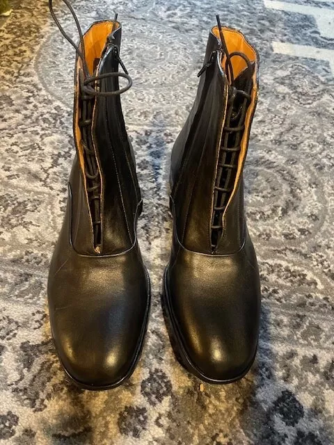 MAISON MARTIN MARGIELA zipper lace boots shoes size 43 US 10 2