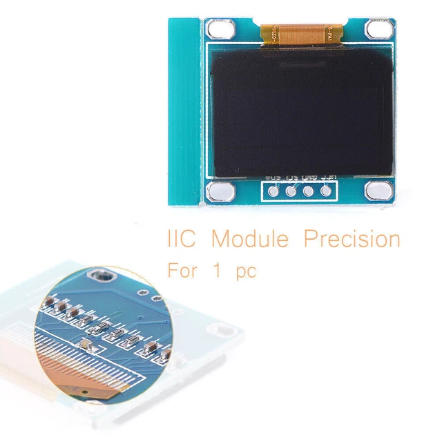 0.96& I2C IIC Serial 128X64 128*64 Blue OLED LCD LED Display Module for ...