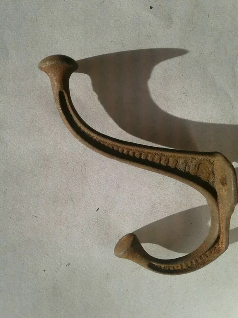 Antique Cast Iron Hat or Coat Hook Bathroom Hook