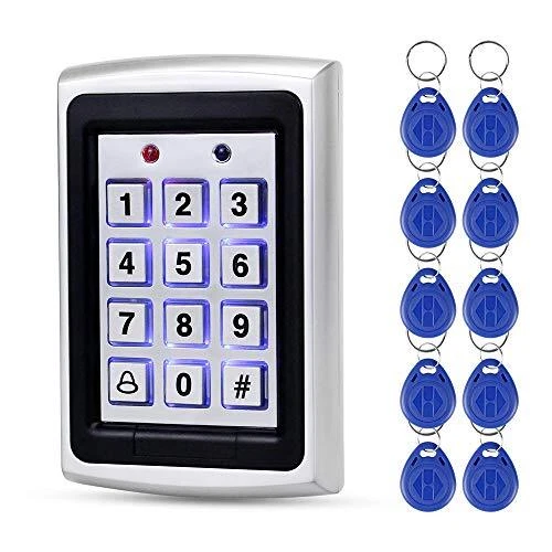 OBO HANDS EM-ID125khz RFID Keypad Access Controller Ouverture de Porte +10 Cl...