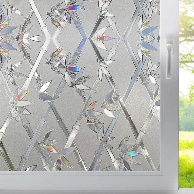 Privacy-Window-Glass Film Sticker Static Cling 3D-Frosted Stained Bathroom Home
