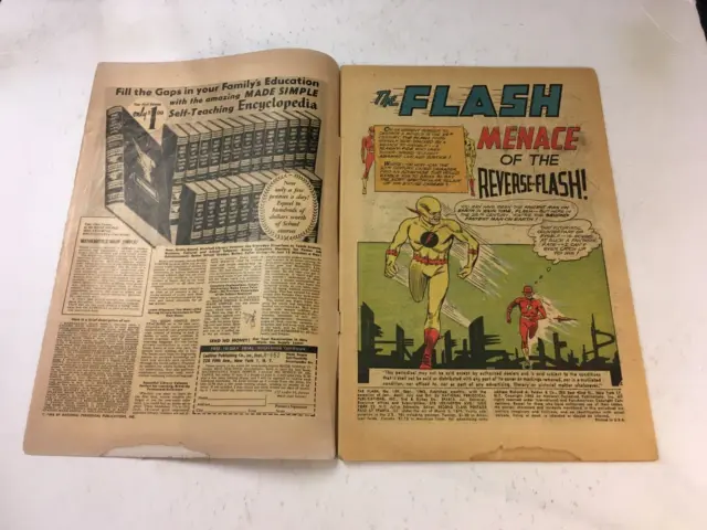 Flash Vol. 2 #139 1963 Dc 1St App Of The Reverse Flash Gd/Vg 2