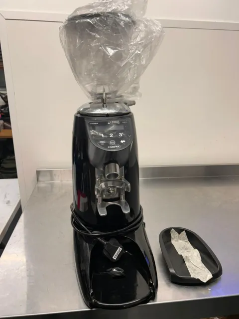 Compak E6  on demand coffee grinder - black. Good condition.