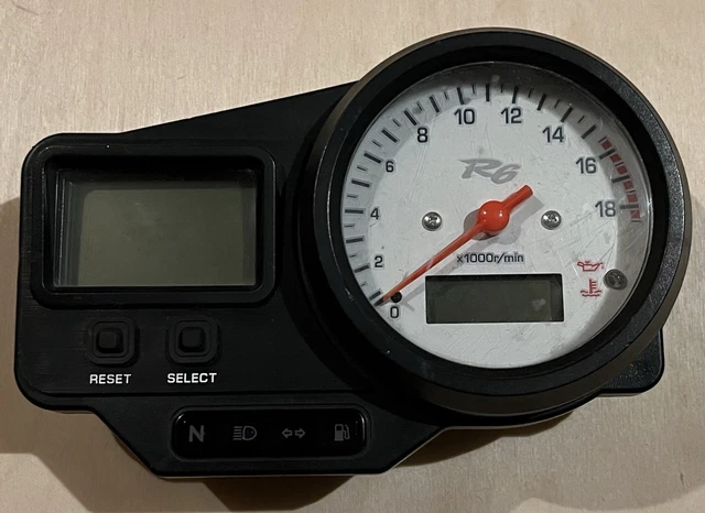99-02 YAMAHA R6 Gauge Cluster OEM Speedometer Tachometer 1999 2000 2001 ...