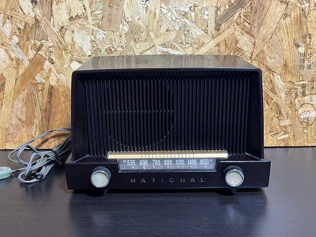 Vintage「National PS-54 Vacuum tube radio」動作品 ナショナル