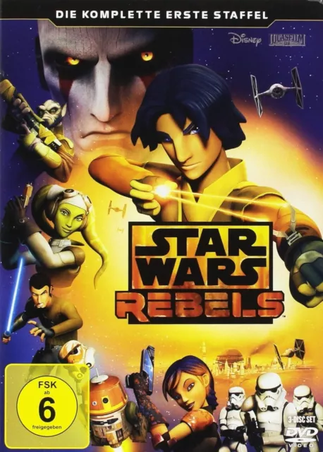 Star Wars Rebels - Die komplette erste Staffel 3 DVDs NEU OVP