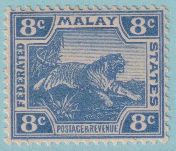 Malaya 46 Tiger Mint Hinged Og*  No Faults Very Fine! - Lkq