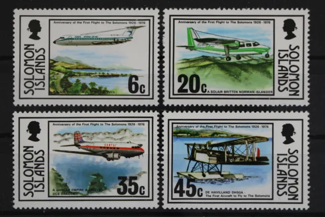 Salomoninseln, MiNr. 326-329, Flugzeuge, postfrisch / MNH - 633587