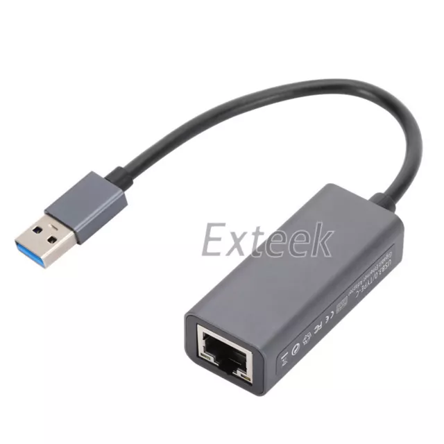 1000Mbps USB 3.0 3.1 Type-C USB C to Ethernet RJ45 Gigabit LAN Network Adapter 2