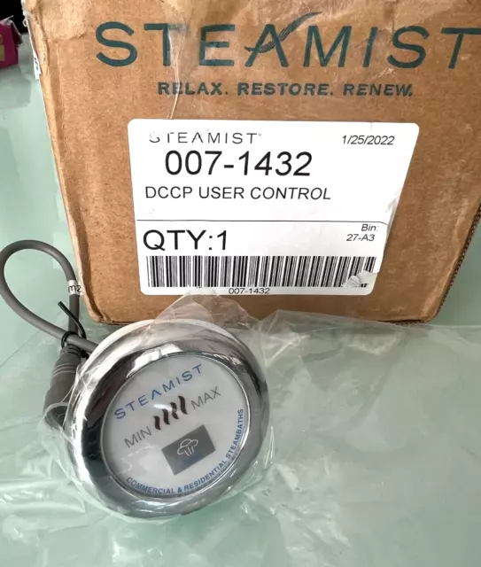 Nuevo $129 Steamist 007-1432 Control de usuario para DCCP