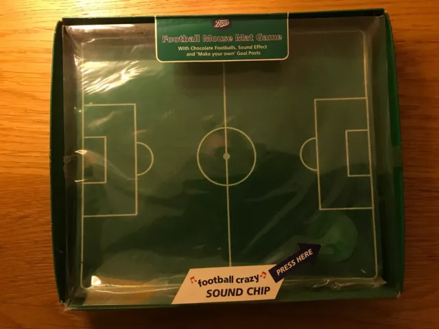 Football Pitch Mouse Mat With Goals In Original Pack