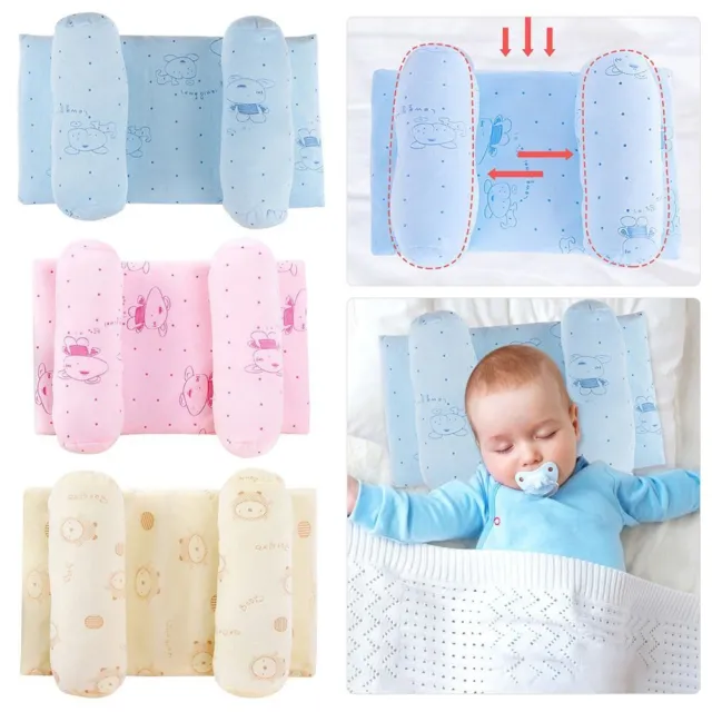 Protection Newborn Positioner Prevent Head Flat Baby Pillow Anti-Roll Cushion