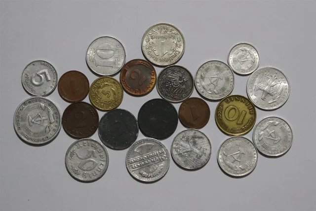 🧭 🇩🇪 Germany Old Coins Lot With Silver B53 #1 Xa50